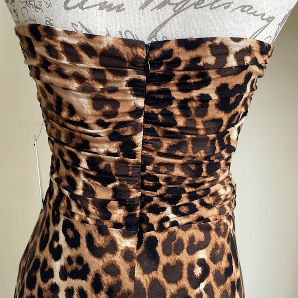 Express Animal Print Midi Dress Size M - Picture 9 of 16